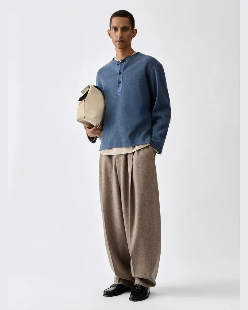Jacquemus Das Tricot Langarmshirt - Blau Blau