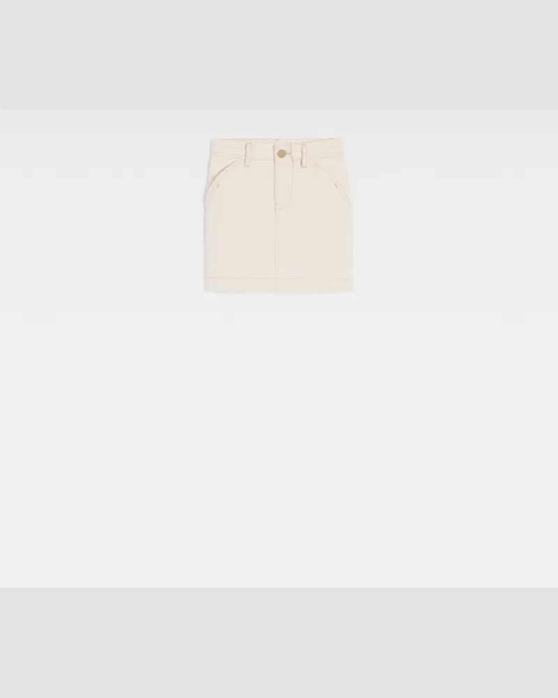 Jacquemus The Kids' De-nîmes Denim Skirt - Off-White Off-white