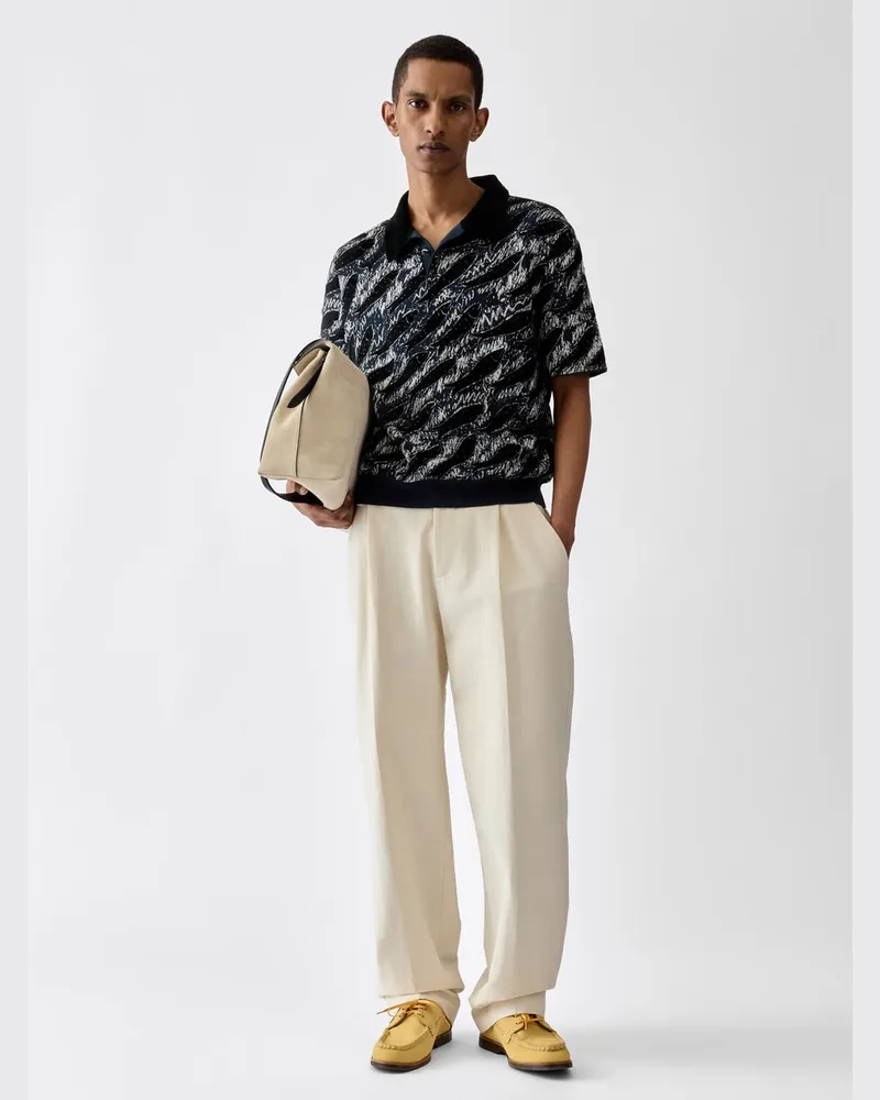 Jacquemus The Poisson Polo Shirt - Black Black