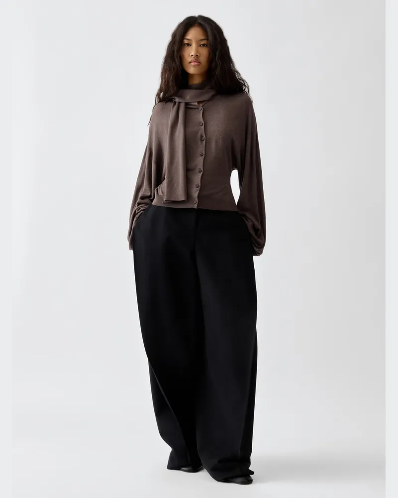 Jacquemus Die Losange Strickjacke - Braun Braun