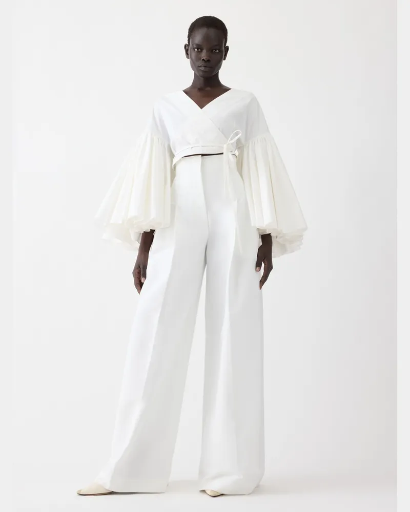 Jacquemus Le Pantalon Souro - Weiß Weiß