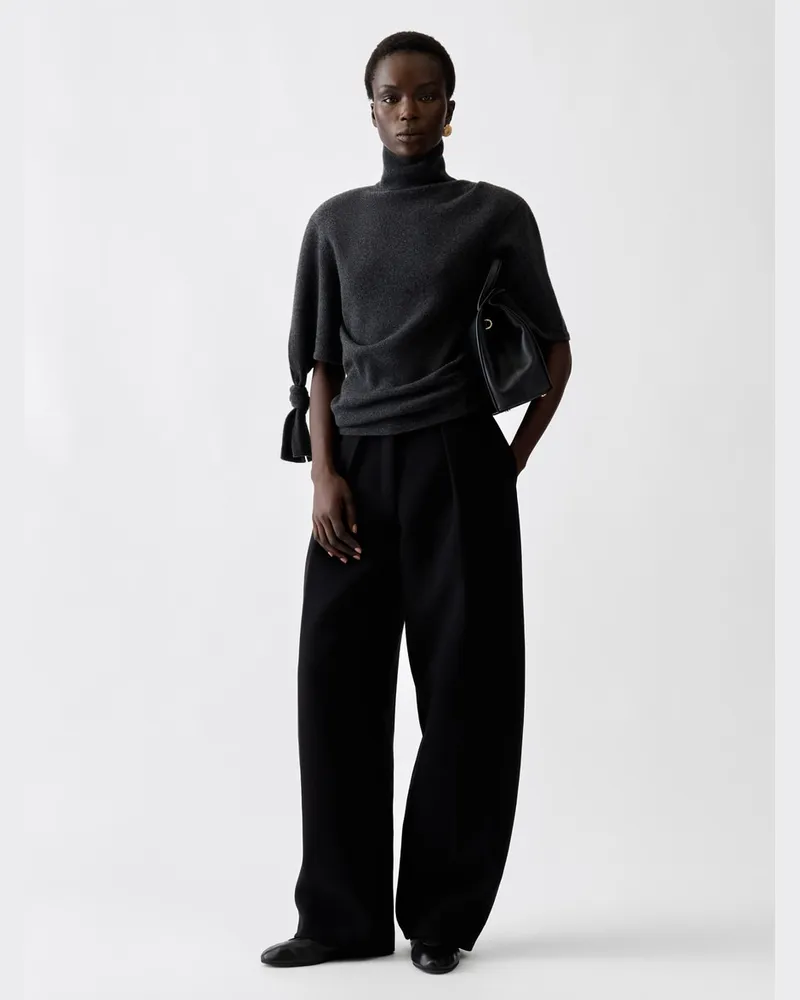 Jacquemus Der Fiocco Pullover - Dark Grau Dark