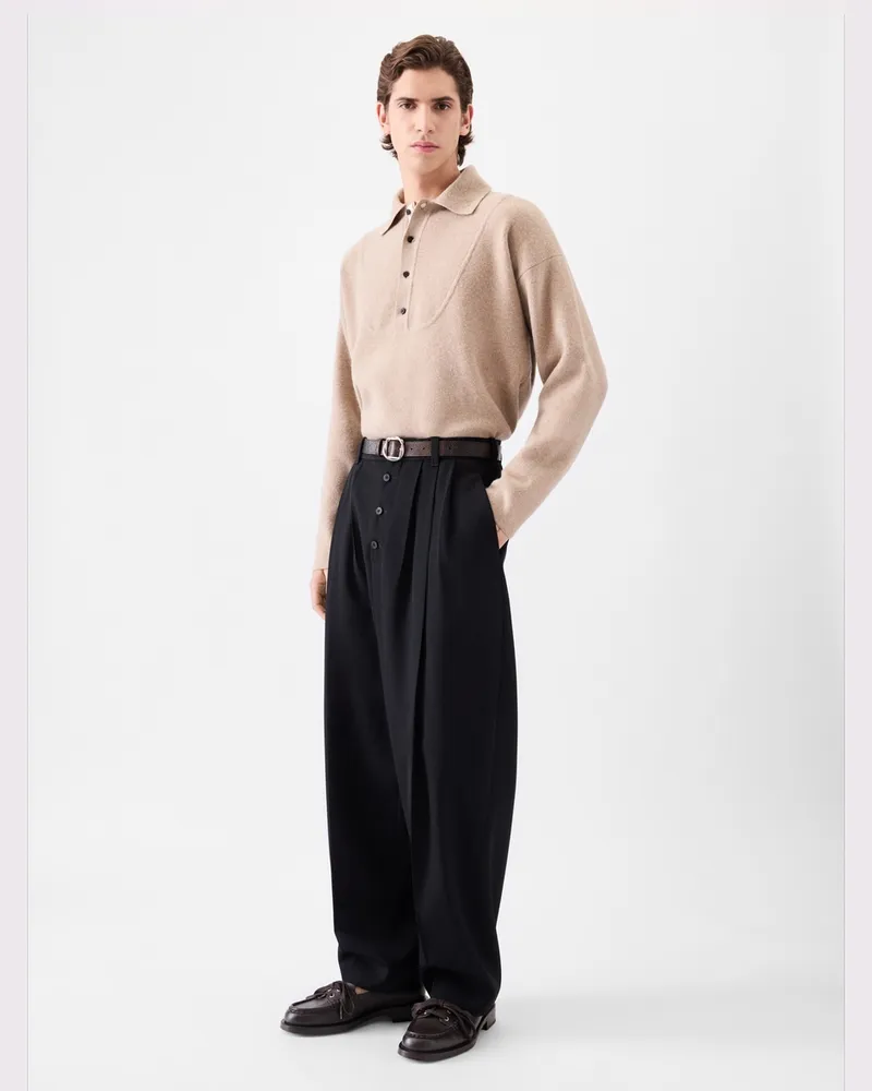 Jacquemus Le Pantalon Fernando - Schwarz Schwarz