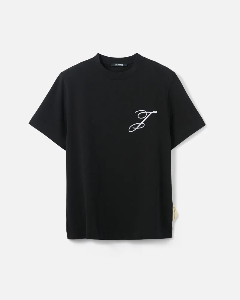Jacquemus Le T-shirt Logo - Schwarz Schwarz