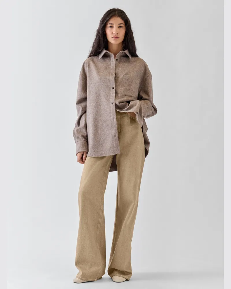 Jacquemus Die Weite De-Nîmes Hose Aus Denim - Beige Beige