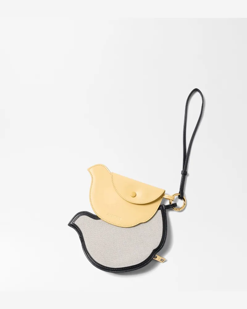 Jacquemus Les Poussins - Schwarz / Greige / Gelb Schwarz