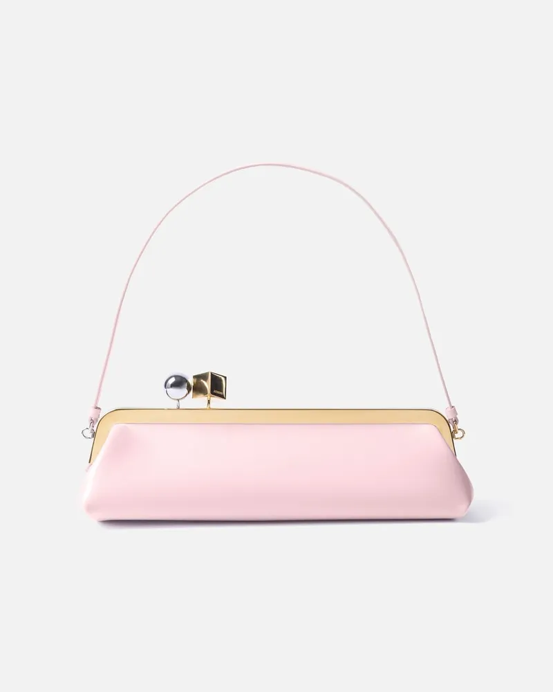 Jacquemus Die Salon Clutch - Rosa Hellrosa