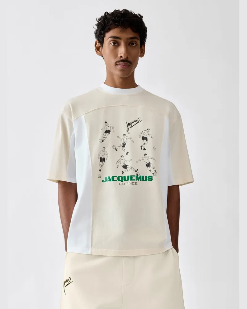 Jacquemus The Supporter T-shirt - Beige / White Beige