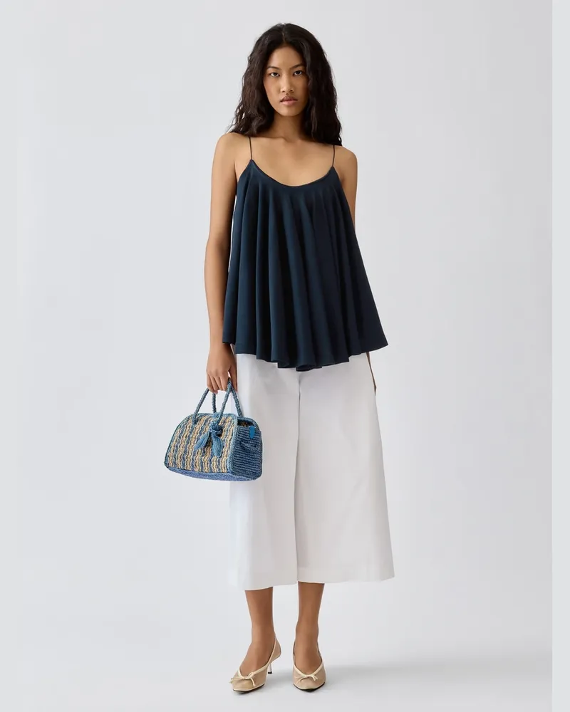 Jacquemus Das Voile Top - Blau Dunkelmarineblau