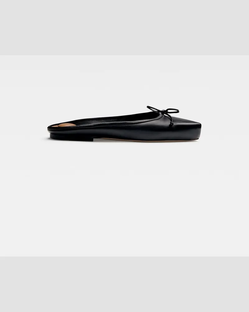 Jacquemus Les Mules Plates Ballet - Black Black