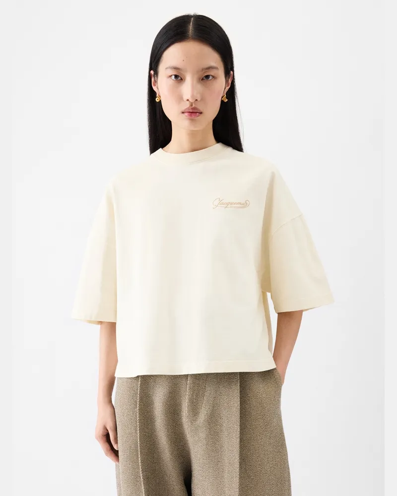 Jacquemus The Corto T-shirt - Uni Club Beige Uni