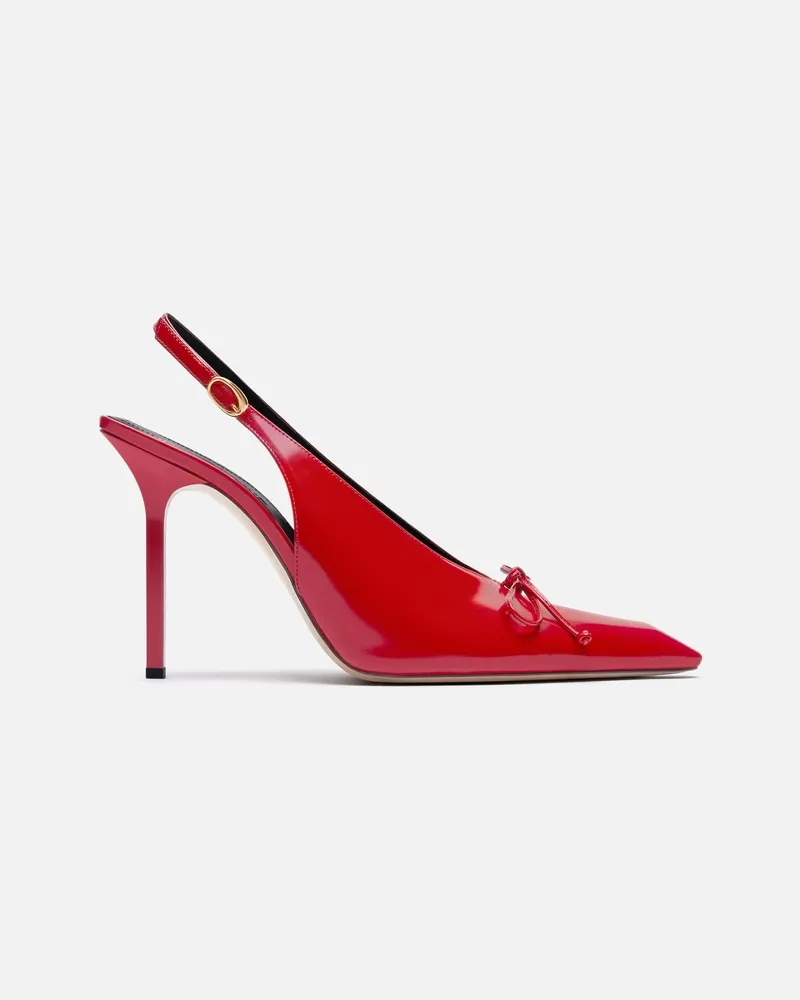 Jacquemus The High Cubisto Slingbacks - Red Red