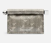 The Small Rond Carré Clutch - Beige