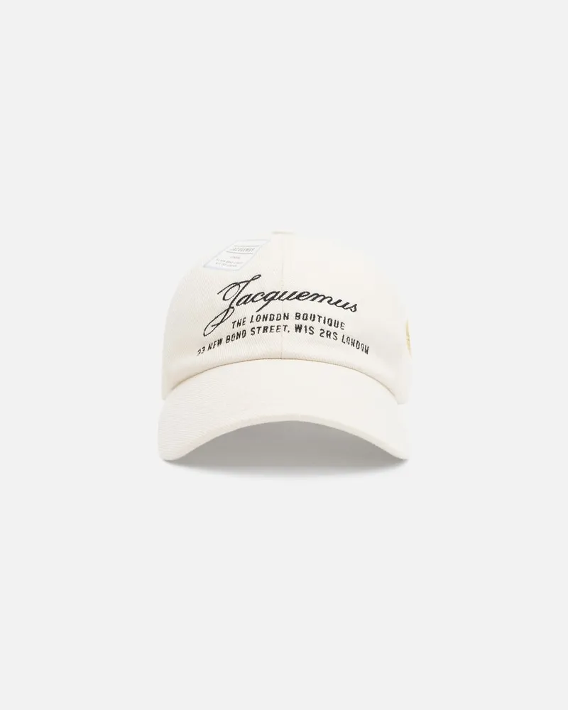 Jacquemus Die Londoner Kappe - Weiß Cremeweiß