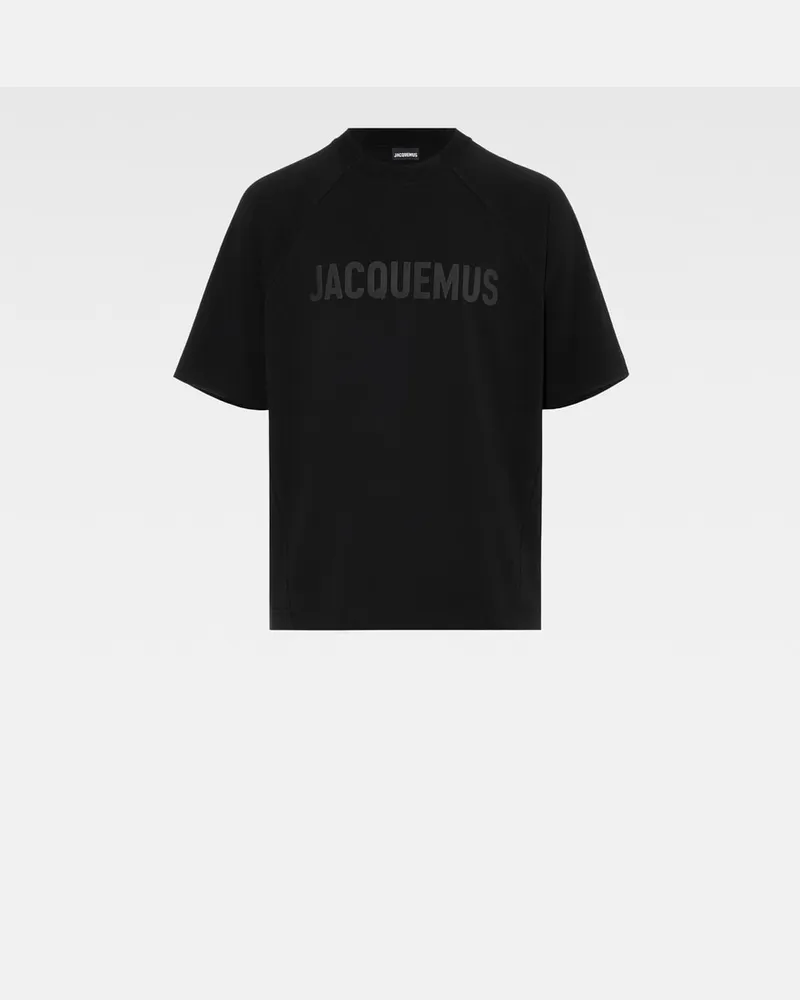 Jacquemus The Typo T-shirt - Black Black