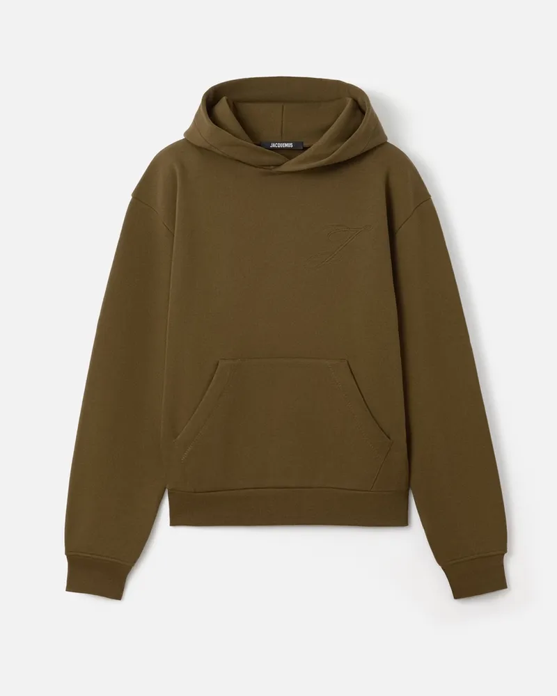 Jacquemus The Logo Hoodie - Khaki Khaki