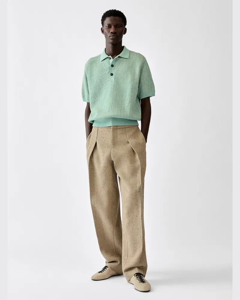 Jacquemus Le Polo Maille Miami - Mint Grün Mint