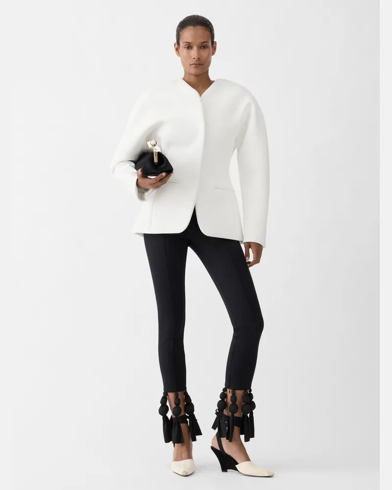 Jacquemus Die Ovalo Jacke - Weiß Weiß