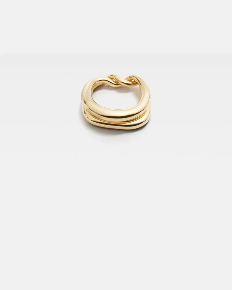 Jacquemus The Nodi Ring - Light Gold Light