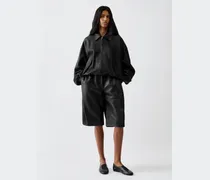 Die Losange Lederjacke - Schwarz