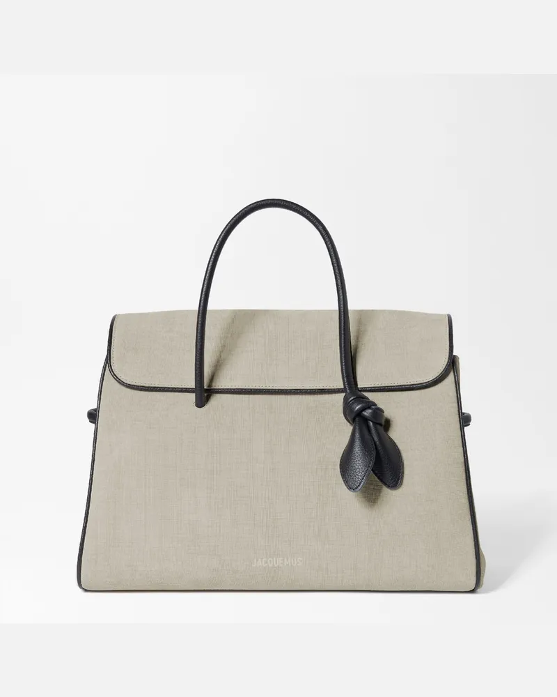 Jacquemus Der Turismo Shopper - Greige / Schwarz Greige