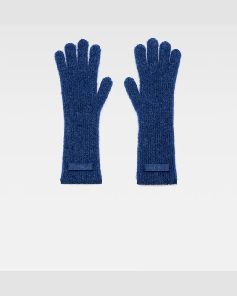 Jacquemus The Gros Grain Gloves - Navy Navy