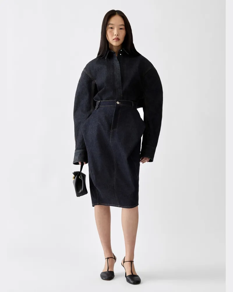 Jacquemus Der De-Nîmes Cubisto Rock - Blau Dunkelmarineblau