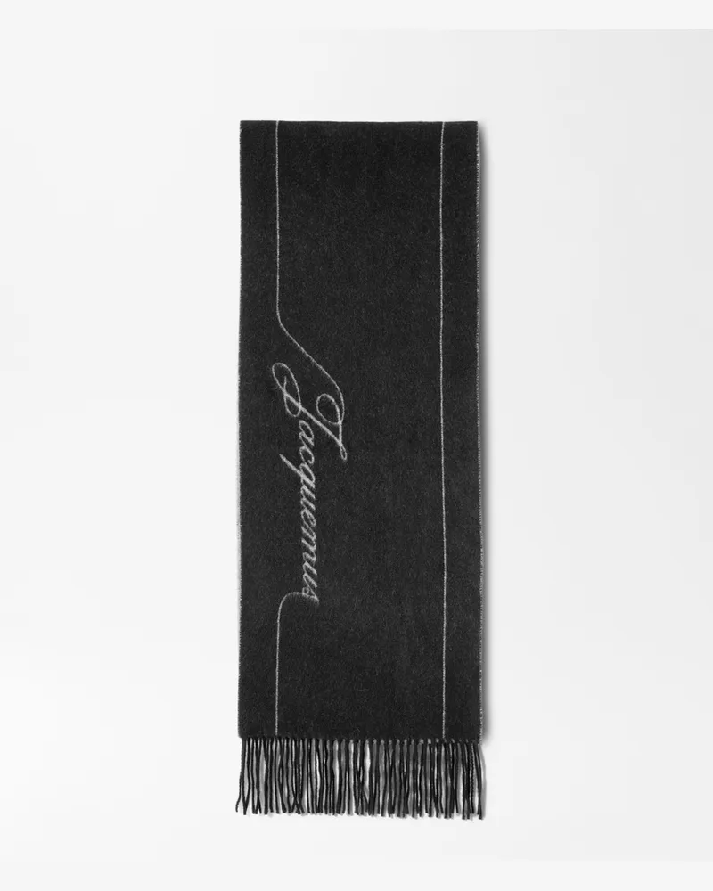 Jacquemus Der Citta Schal - Schwarz Schwarz