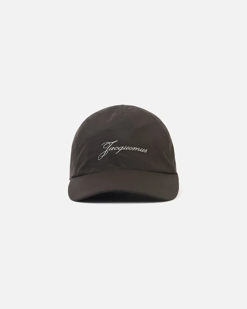 Jacquemus Die Baluchon Baseballkappe - Dark Braun Dark