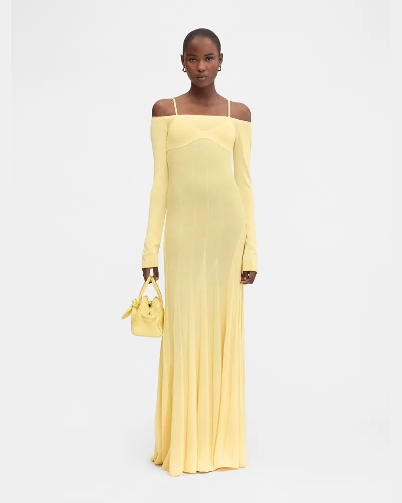 Jacquemus The Valensole Knit Dress - Yellow Yellow