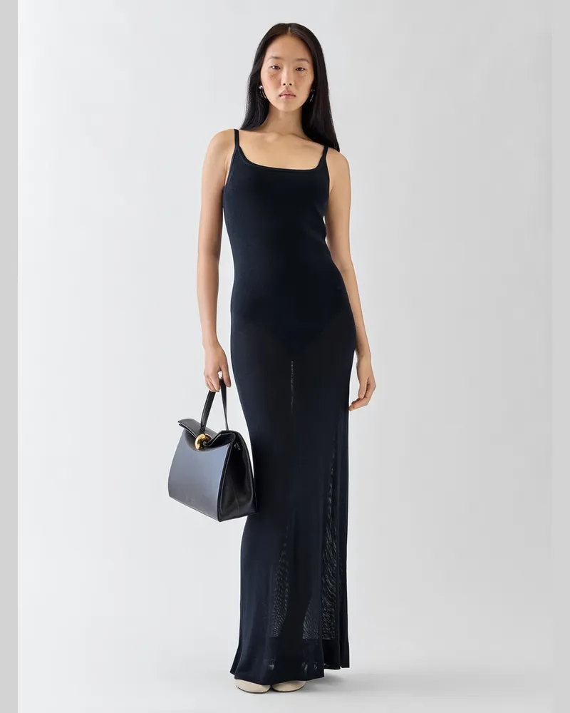 Jacquemus Das Nodo Kleid - Blau Dunkelmarineblau