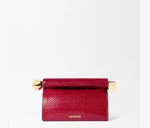 Die Rond Carré Clutch - Rot