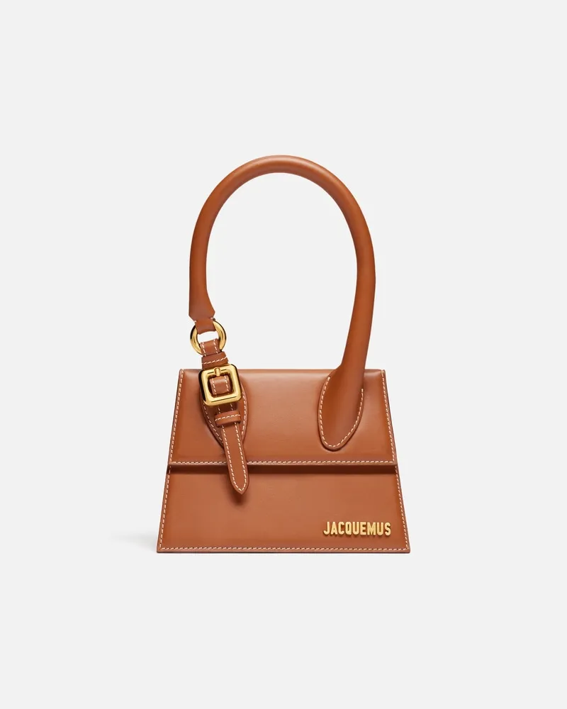 Jacquemus The Medium Chiquito With Buckle - Light Brown Light