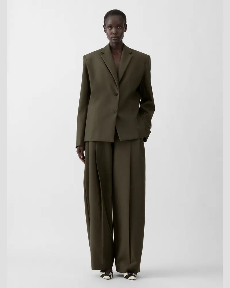 Jacquemus The Carrée Jacket - Dark Khaki Dark