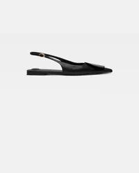 Jacquemus The Flat Duelo Slingbacks - Black Black