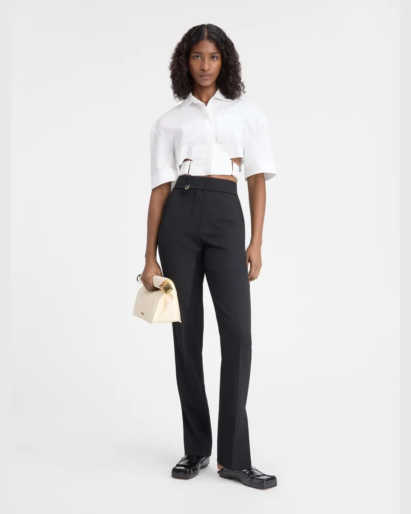 Jacquemus Le Pantalon Tibau - Schwarz Schwarz