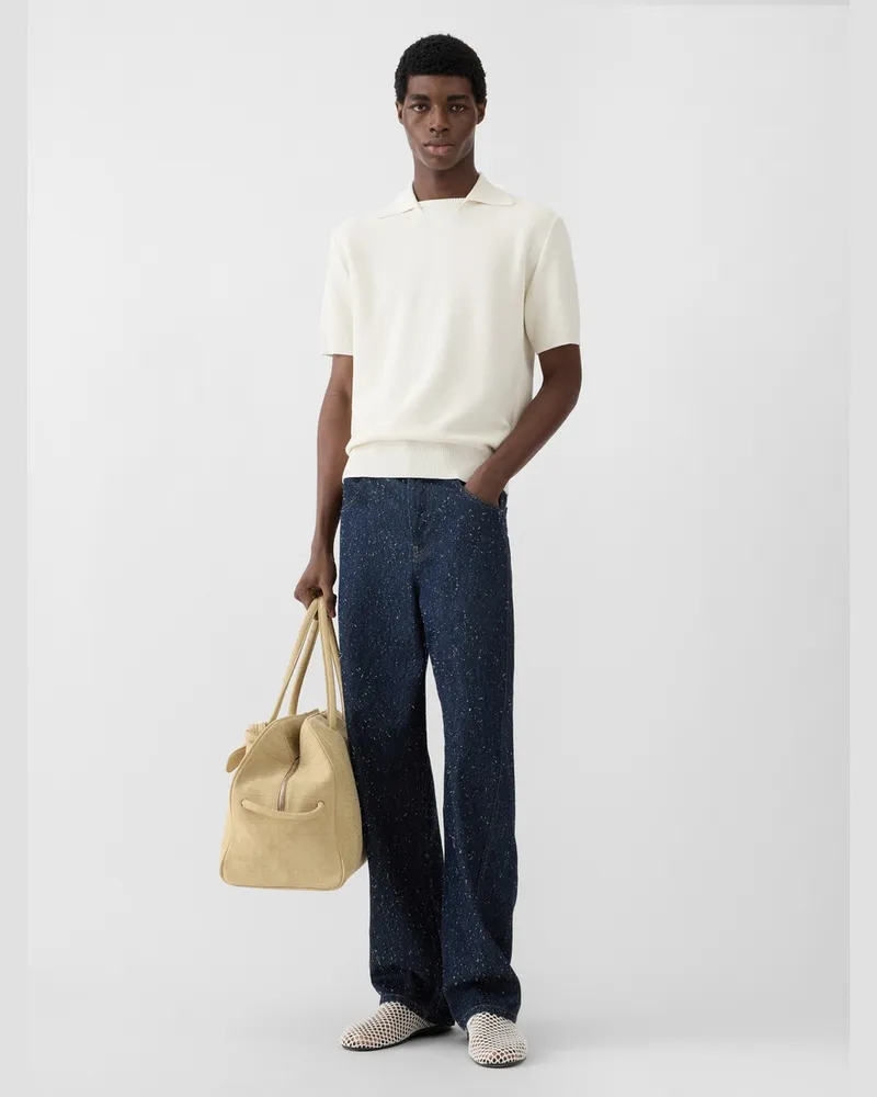 Jacquemus The Mirada De-nîmes Denim Pants - Navy Navy