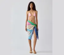 The Hippocampe Sarong - Print Seahorse Multi-color