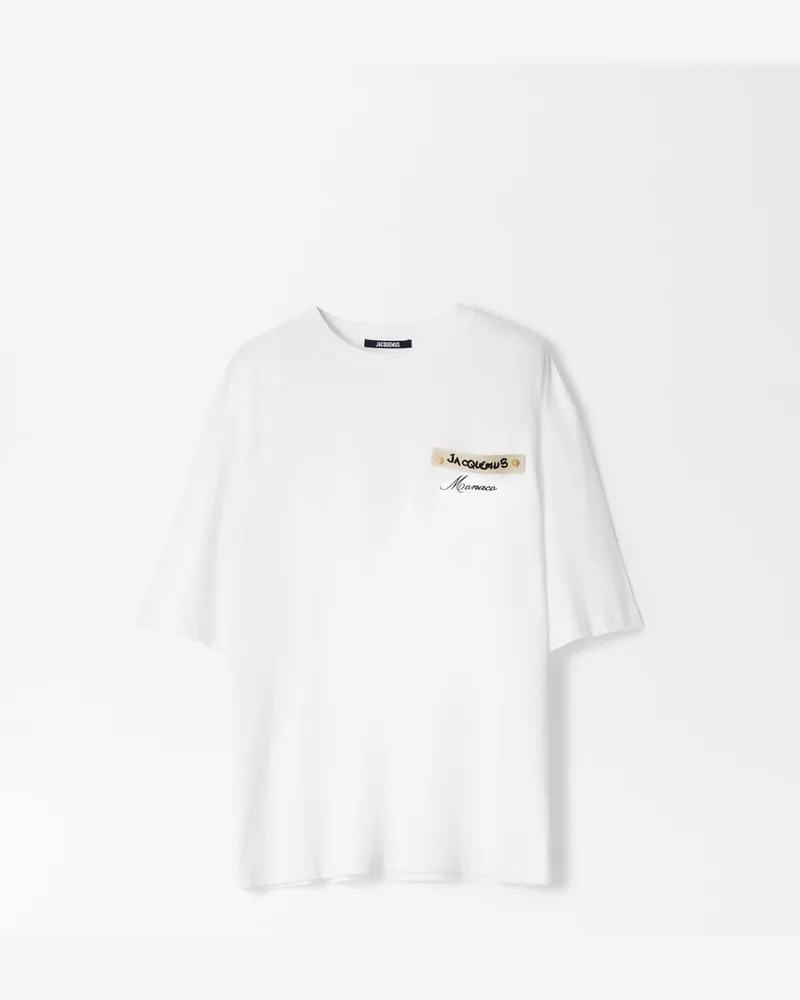 Jacquemus The Plage Monaco Resort T-shirt - Monaco Patch White Monaco