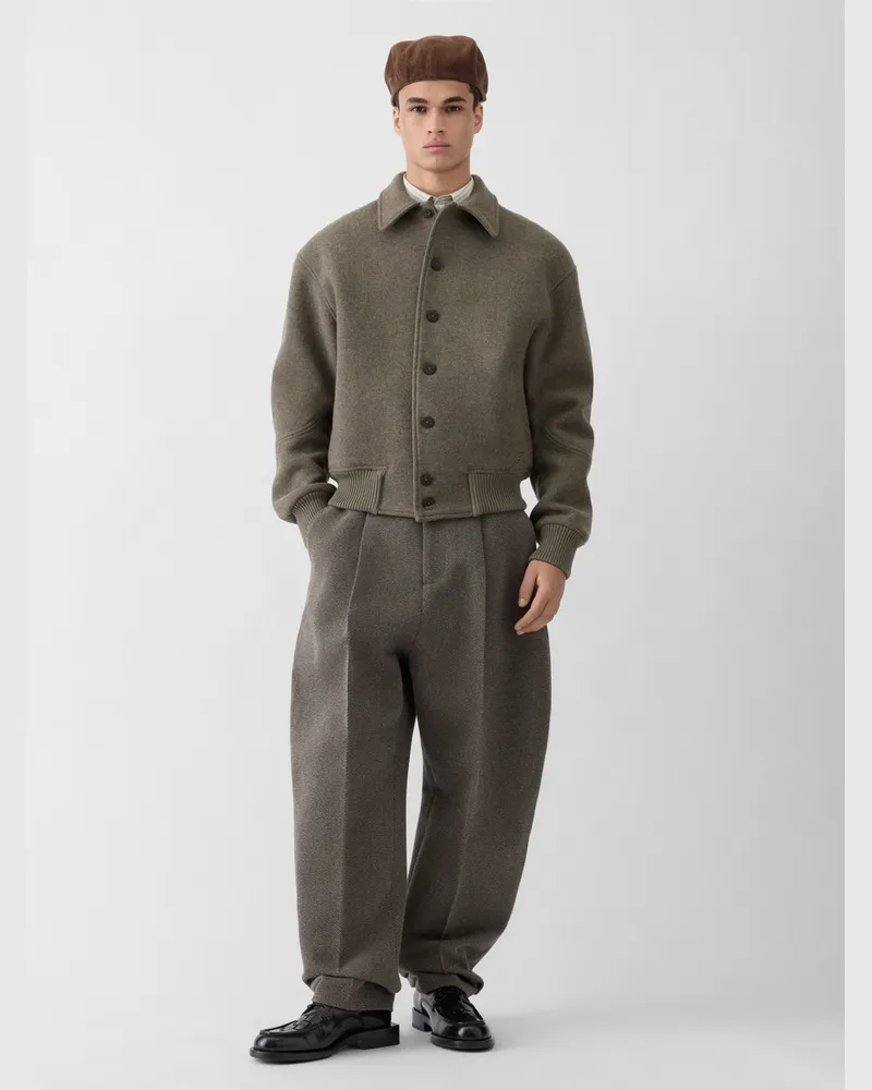 Jacquemus The Feltro Bomber Jacket - Dark Khaki Dark