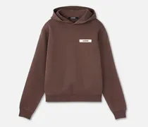 Der Gros Grain Hoodie - Dark Braun