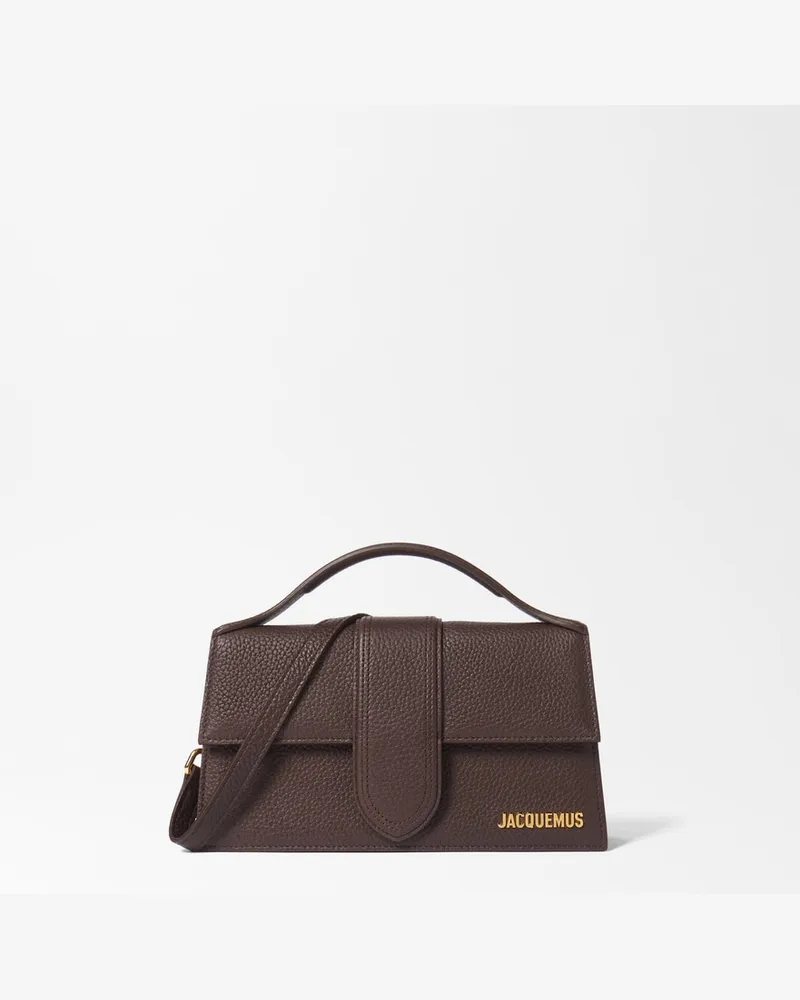Jacquemus Die Große Bambino Genarbt - Dark Braun Dark