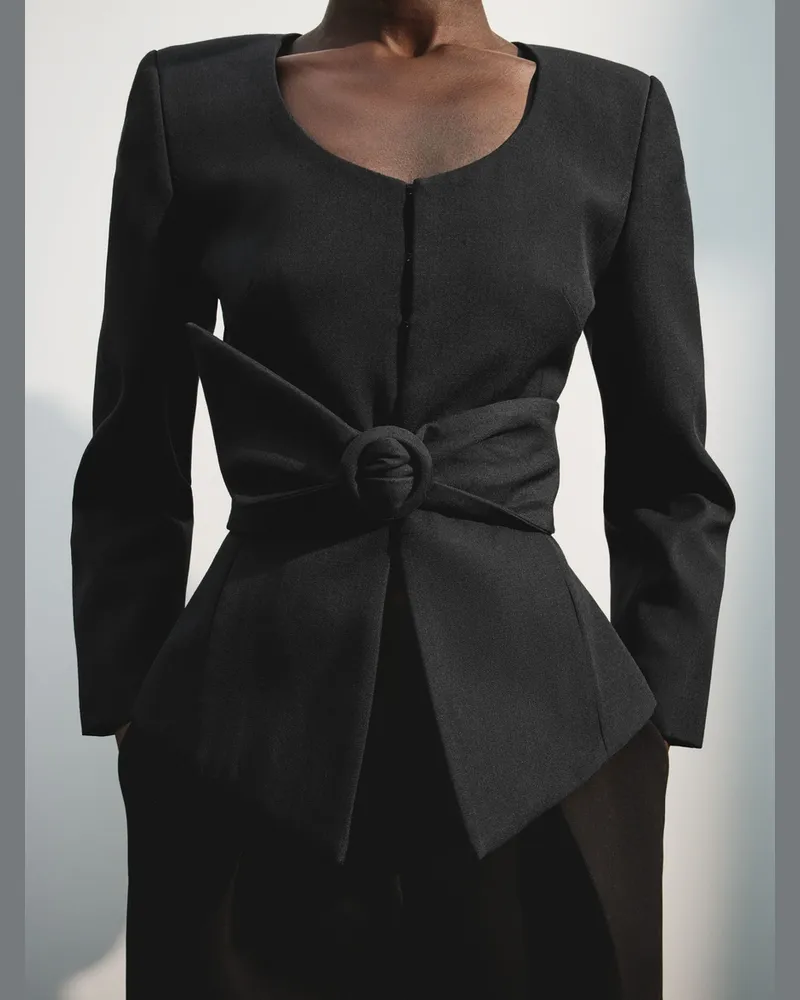 Jacquemus Die Miami Jacke - Schwarz Schwarz