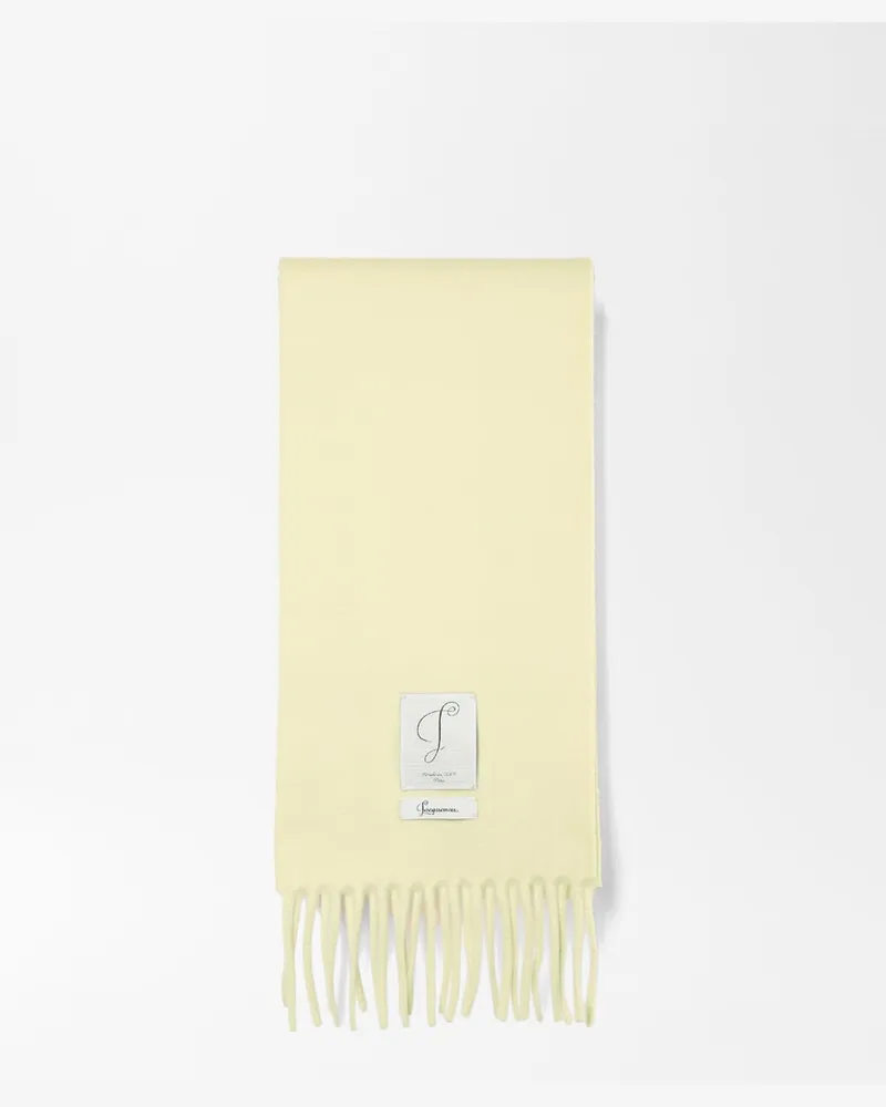 Jacquemus Der Cavallo Schal - Gelb Blassgelb
