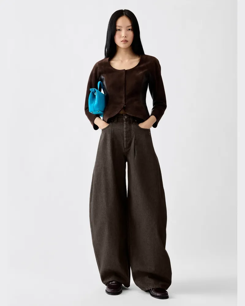 Jacquemus Die De-Nîmes Ovalo Jeans - Braun Braun