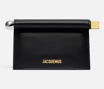 The Small Rond Carré Clutch - Black