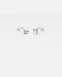 Jacquemus The Nodo Stud Earrings - Silver Silver