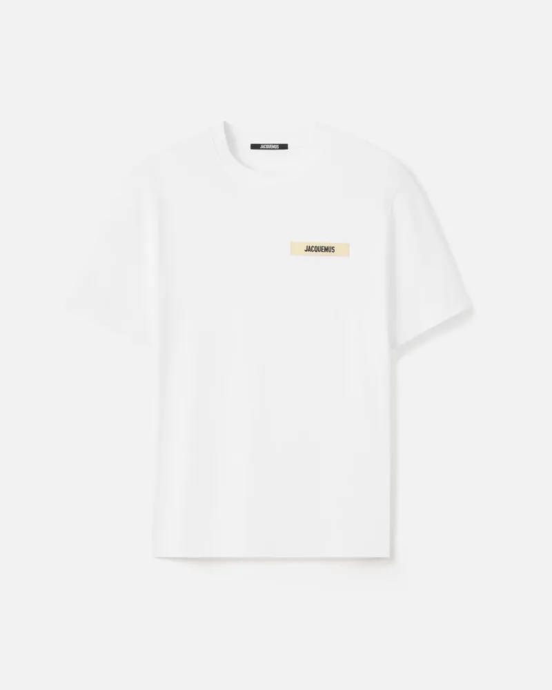 Jacquemus Le T-shirt Gros Grain - Weiß Weiß