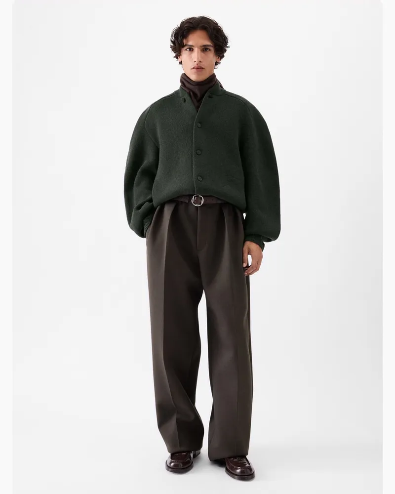 Jacquemus The Pallone Cardigan - Dark Khaki Dark