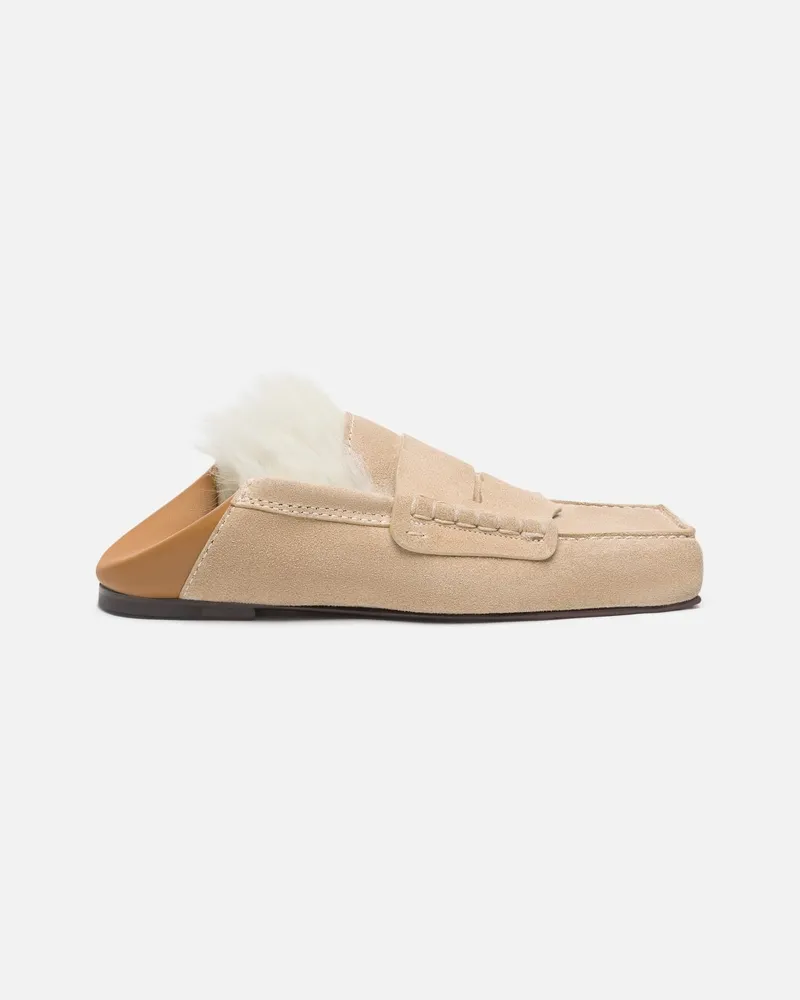 Jacquemus The Carré Loafers - Dark Beige Dark